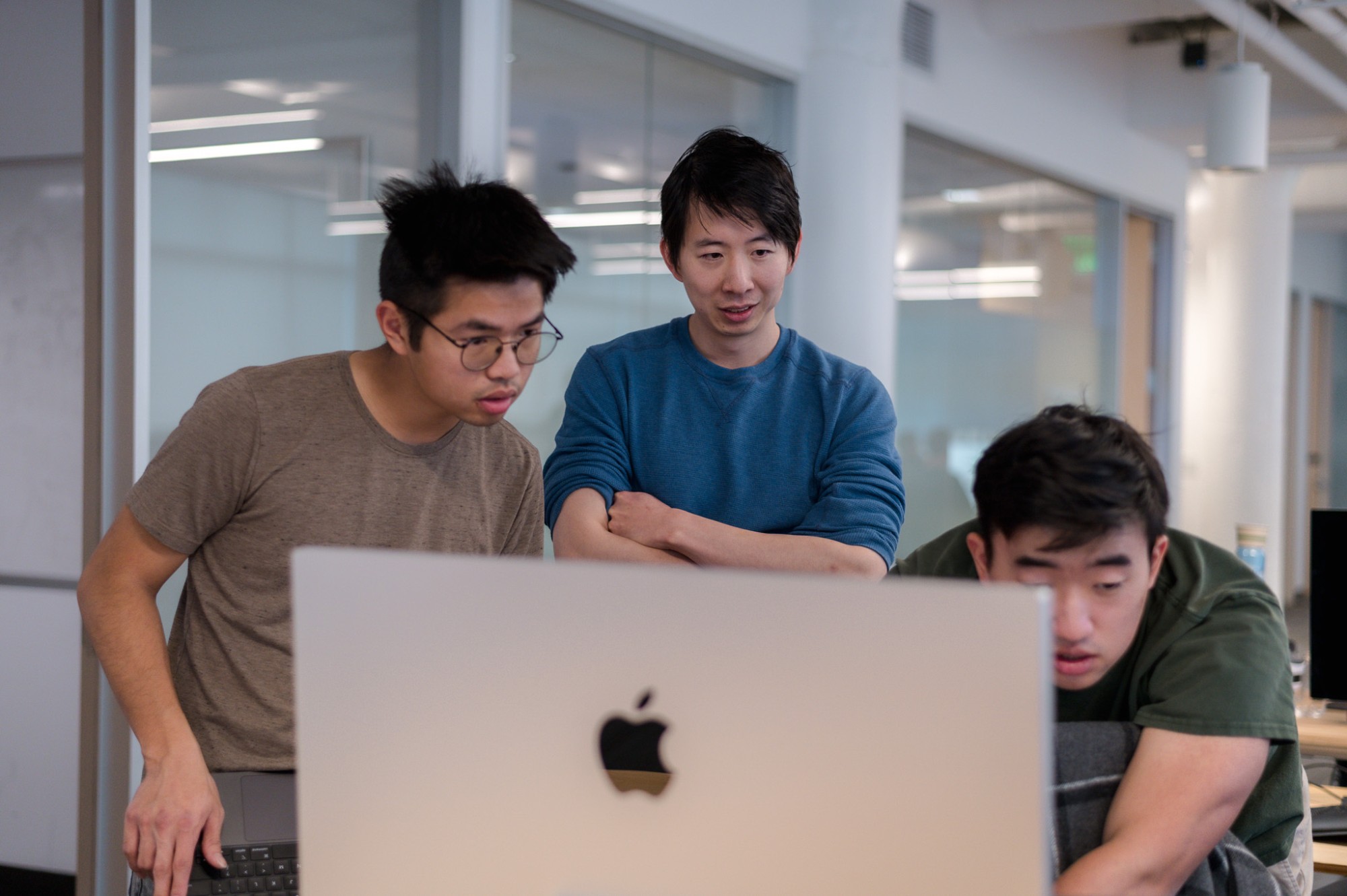 Engineers at work at Brain Co.
